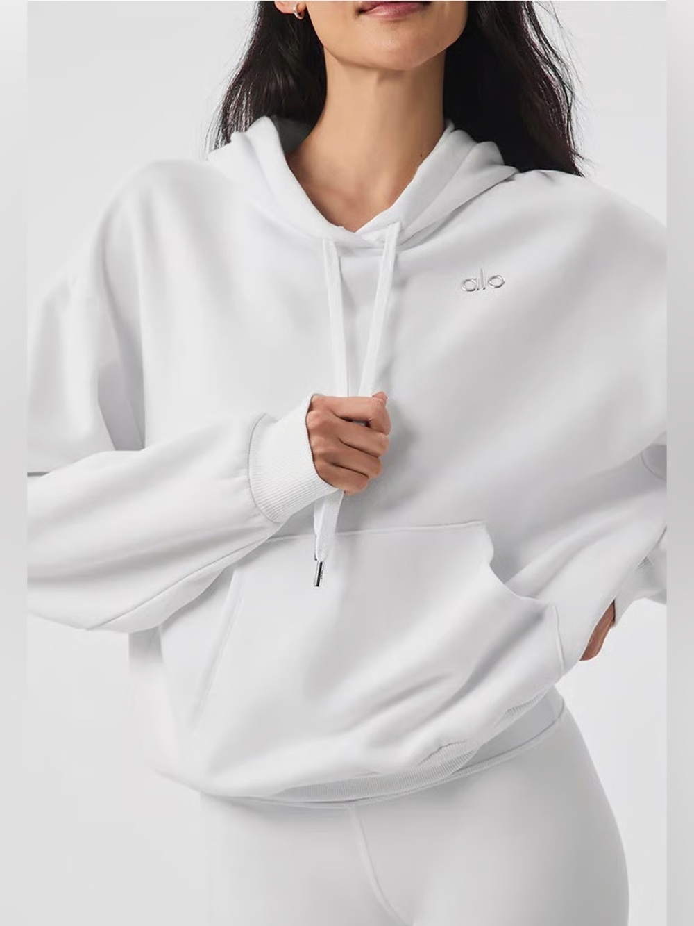 ALO Yoga Accolade Hoodie in White